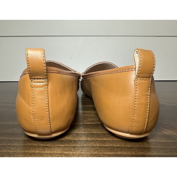 FitFlop Lena Slip On Penny Loafers Flat Shoes Tan Beige Women's SIZE 8 - Picture 3 of 9